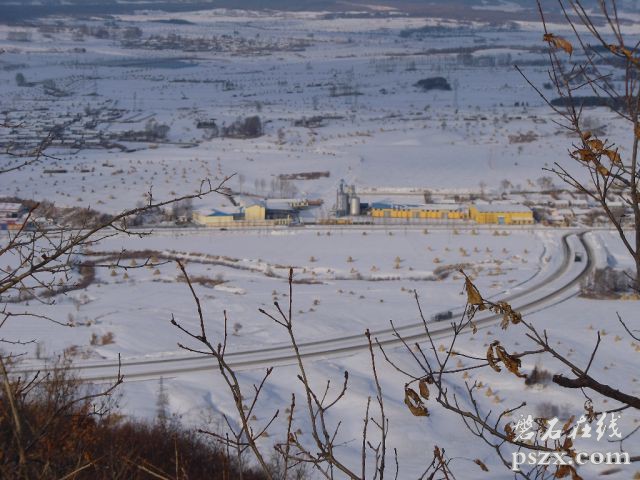 冬日在孤顶子山上闲拍