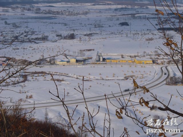 冬日在孤顶子山上闲拍