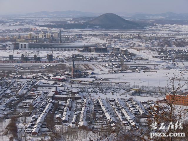 冬日在孤顶子山上闲拍