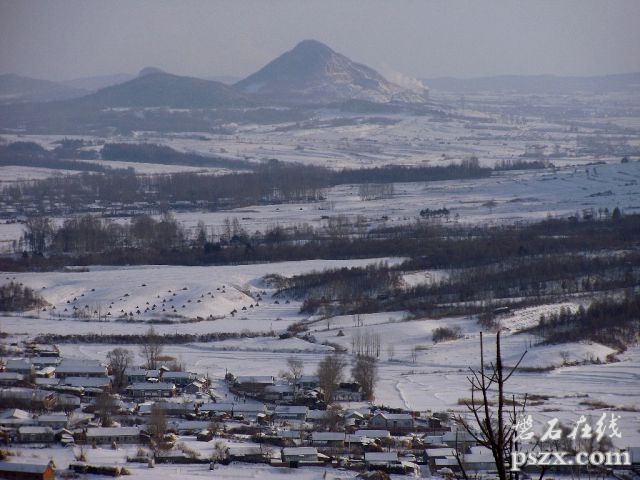 冬日在孤顶子山上闲拍