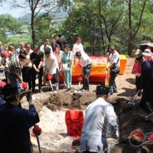 磐石仙峰观药王殿复建奠基庆典仪式举行